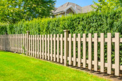 wood fence installation in Fairfield